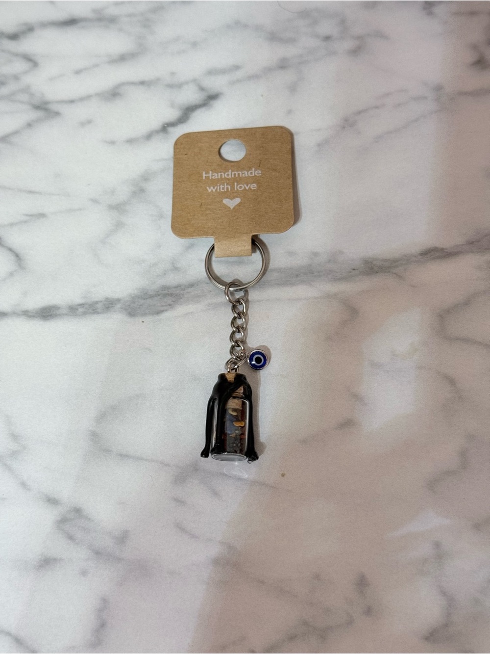 Evil eye keychain